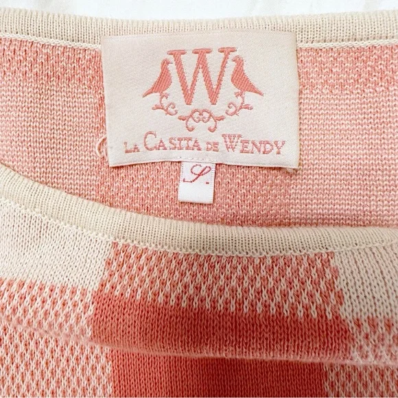 Anthropologie La Casita De Wendy Plaid Poncho Organic Cotton Top Size Large - Picture 7 of 8